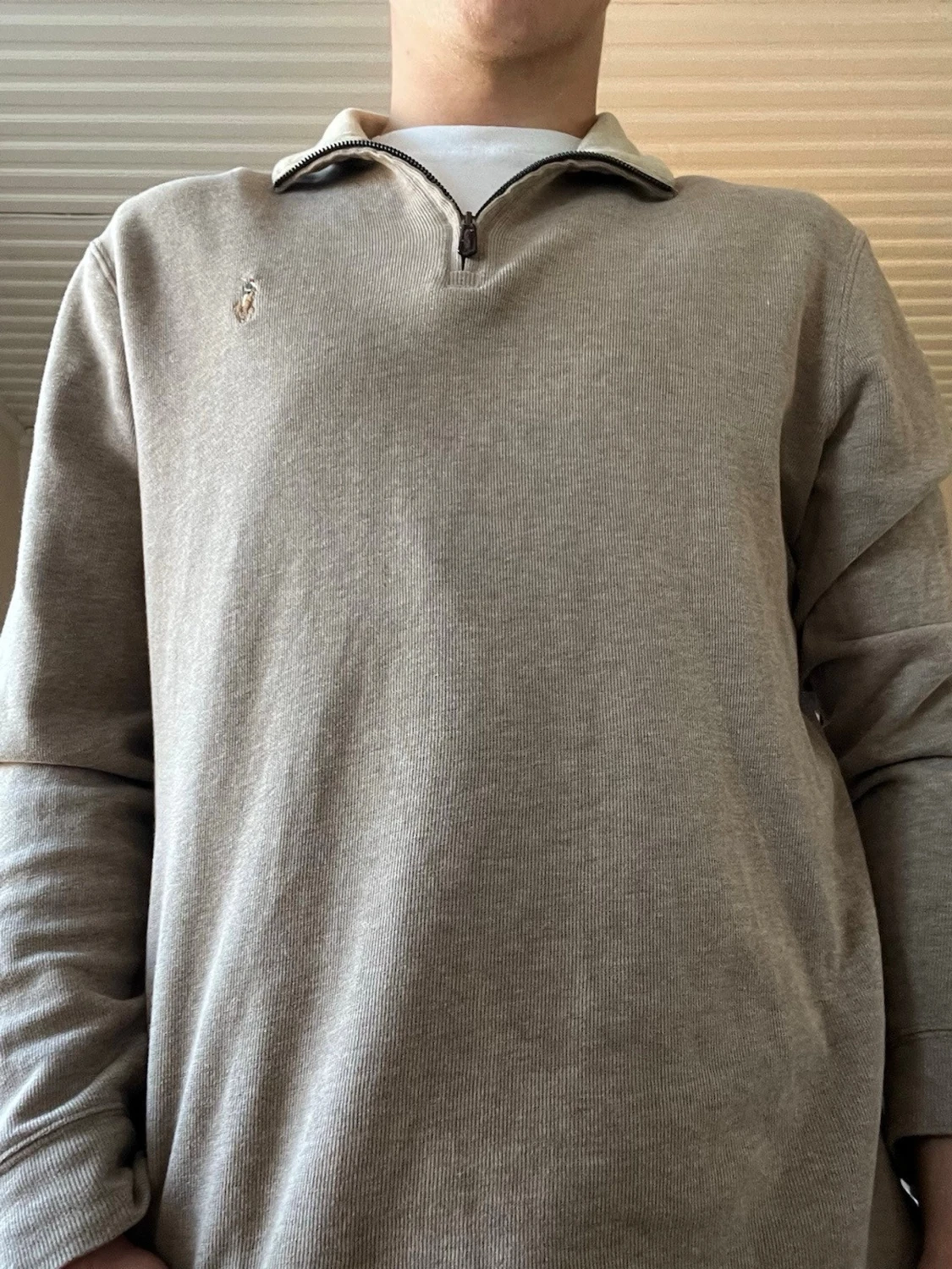 Polo Ralph Lauren beige långärmad tröja - 4