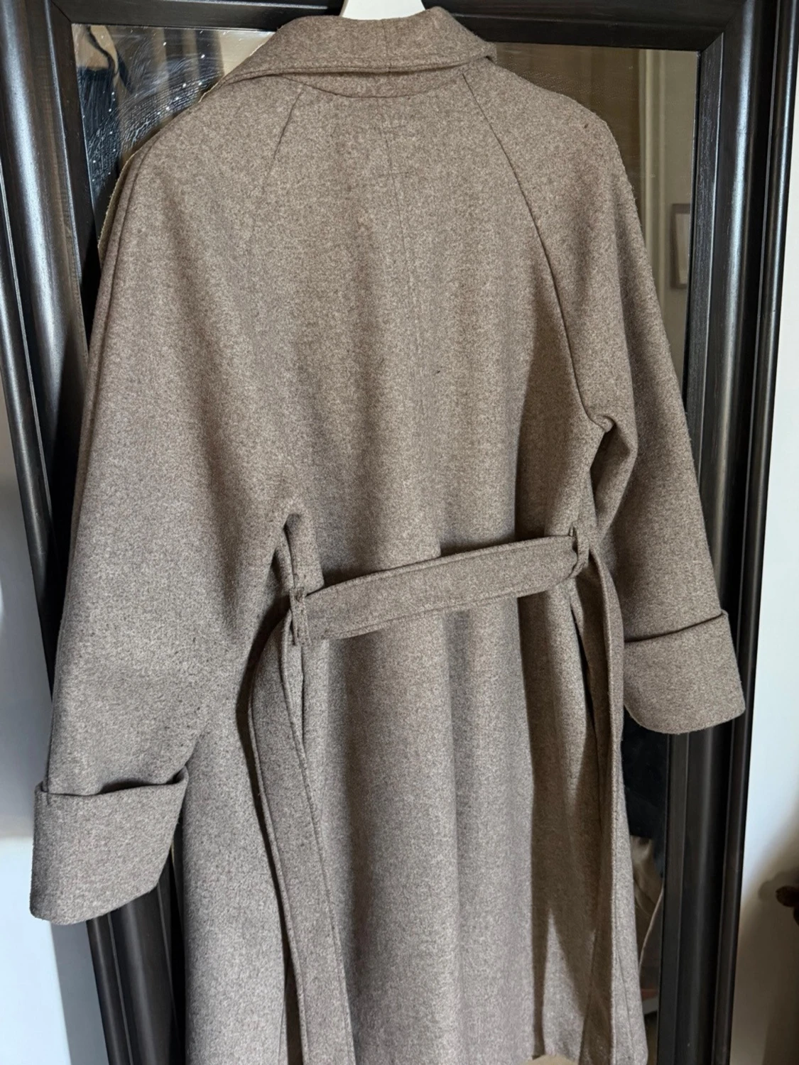 Beige ullkappa från ONLY - 4