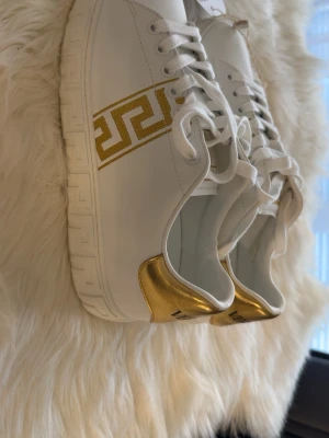 Versace Sneakers  - Authentic Versace white/good sneakers in size 38, but can fit a small 39 also.(Am a 39,and it fits also).Never been used,comes complete with the shoe box.