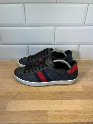 Gucci Ace - Gucci Ace i mycket bra skick | Storlek: 44, innermått ca 29cm | Vid frågor eller diskussion om pris är det bara att skriva✍🏼| Frakt inom 48h📦