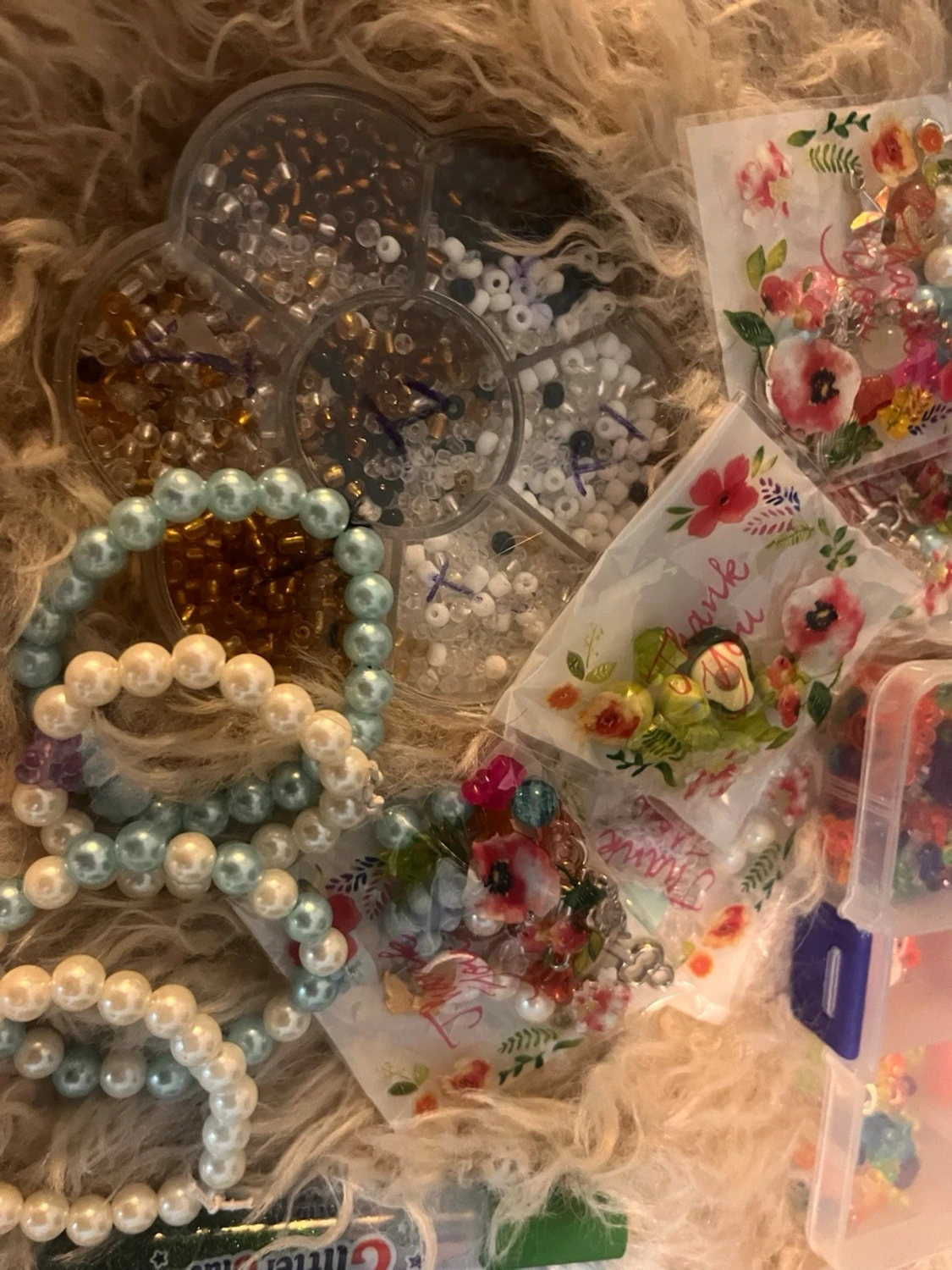 Stort pärl- och smyckeskit DIY - 4