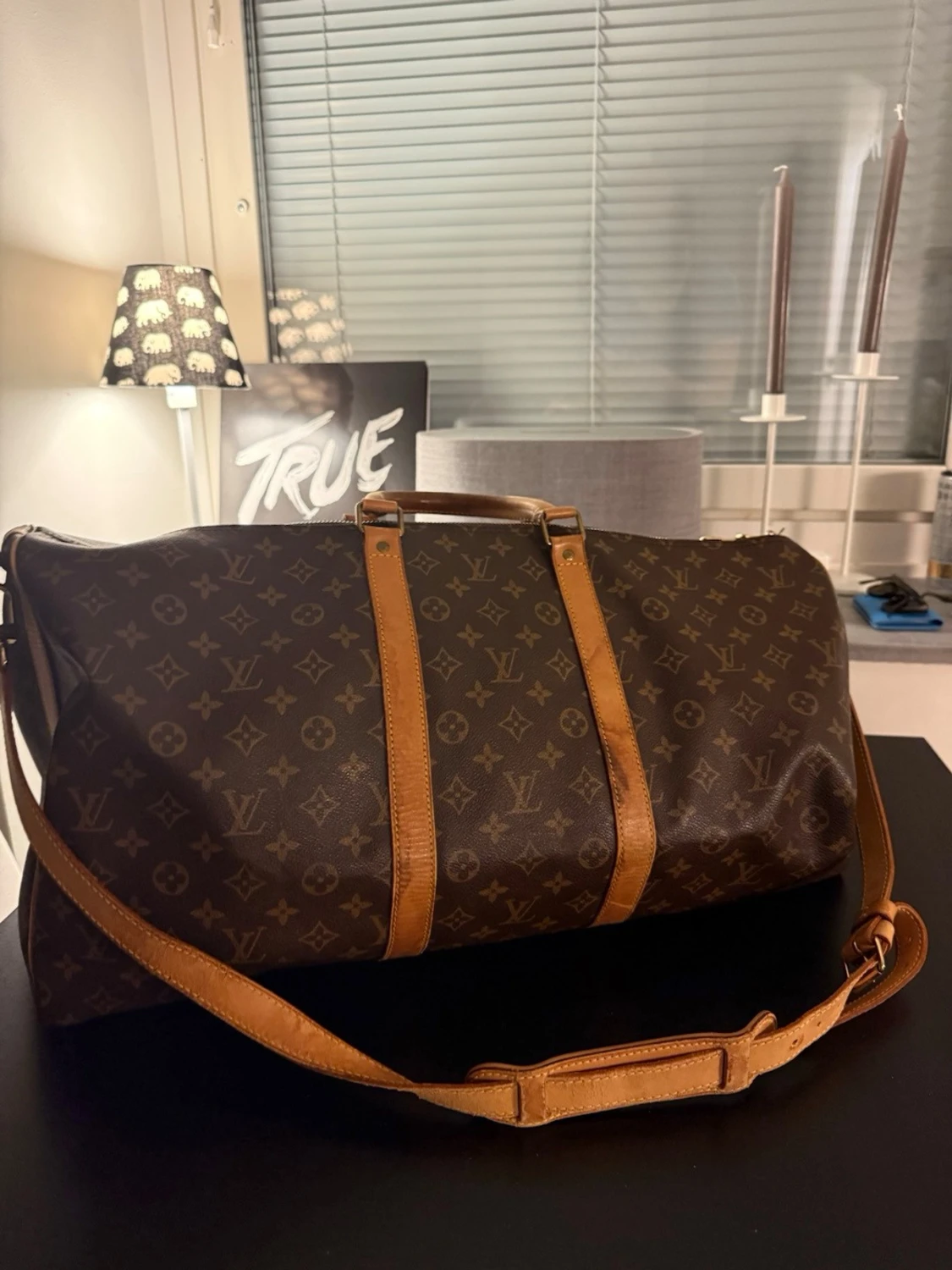 Louis Vuitton Keepall 55 Monogram väska - 1