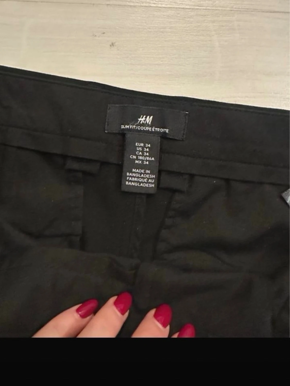 Svarta kostymbyxor från H&M - 2