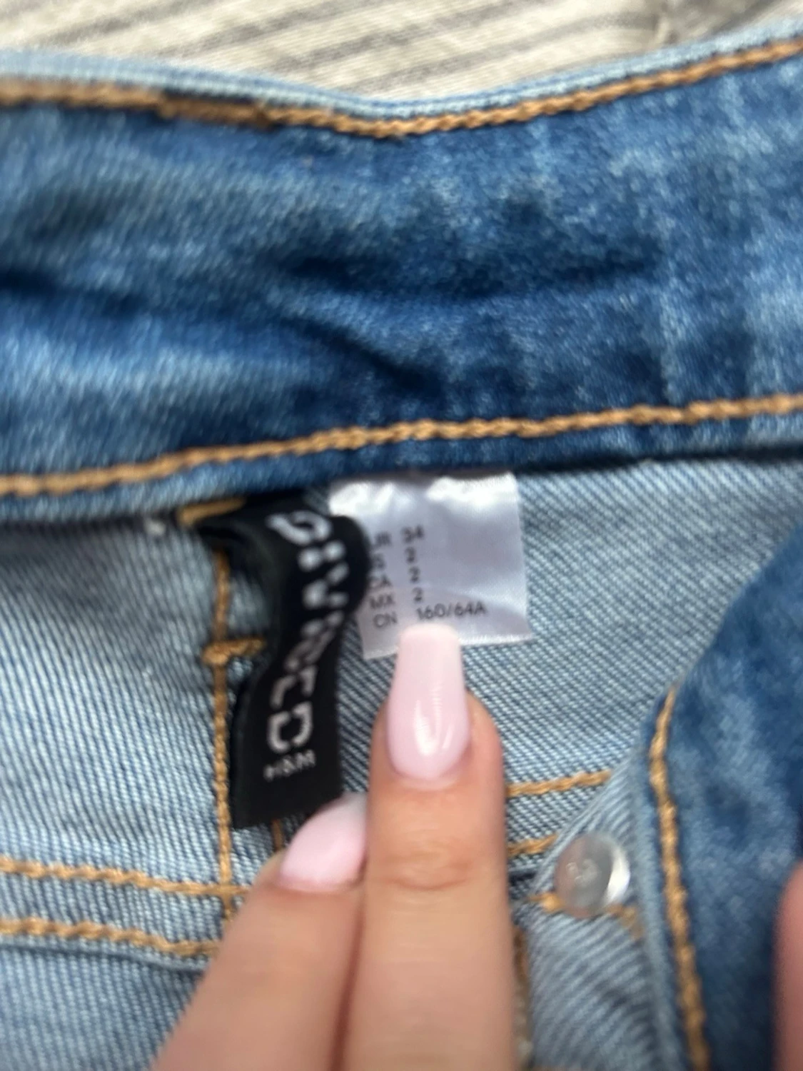Blå bootcut jeans med låg midja - 3