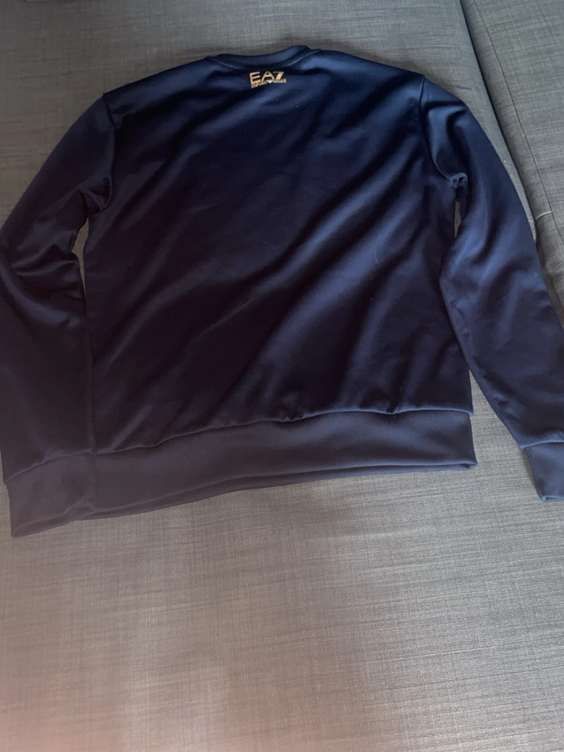 Mörkblå sweatshirt från EA7 Emporio Armani - 1