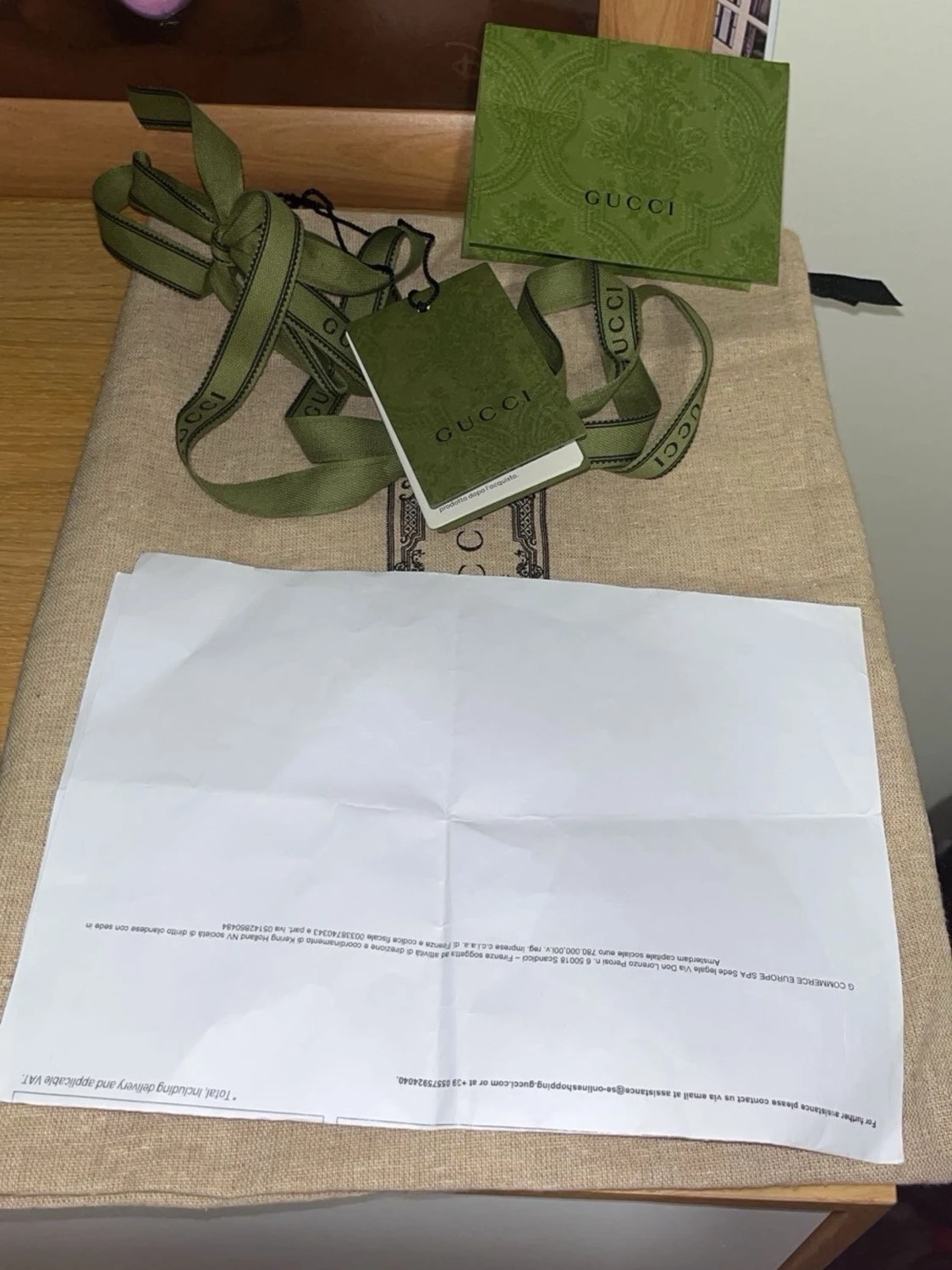 Svart Gucci keps med GG-mönster - 1