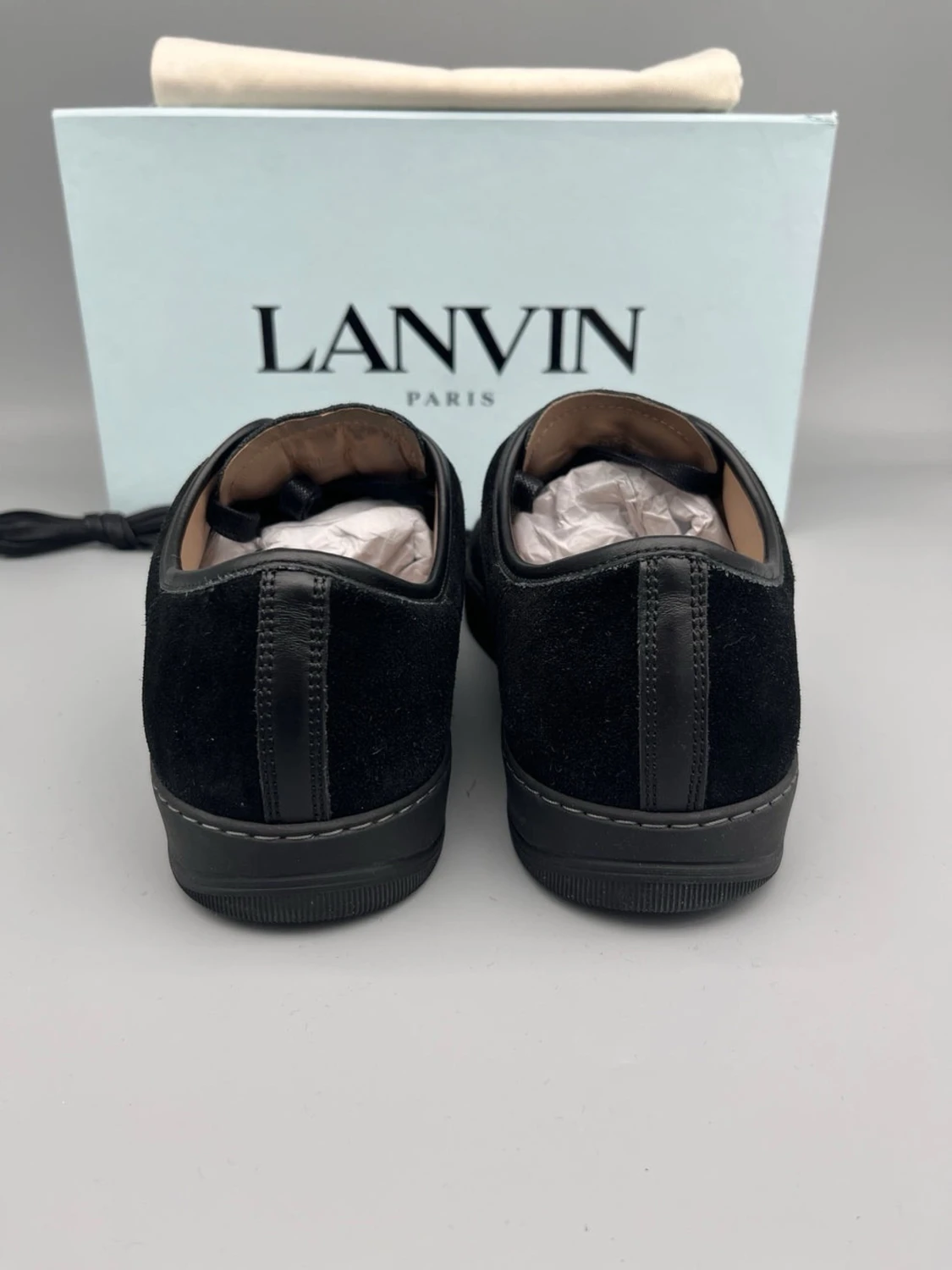 Hel svarta Lanvin skor med blank tå - 3