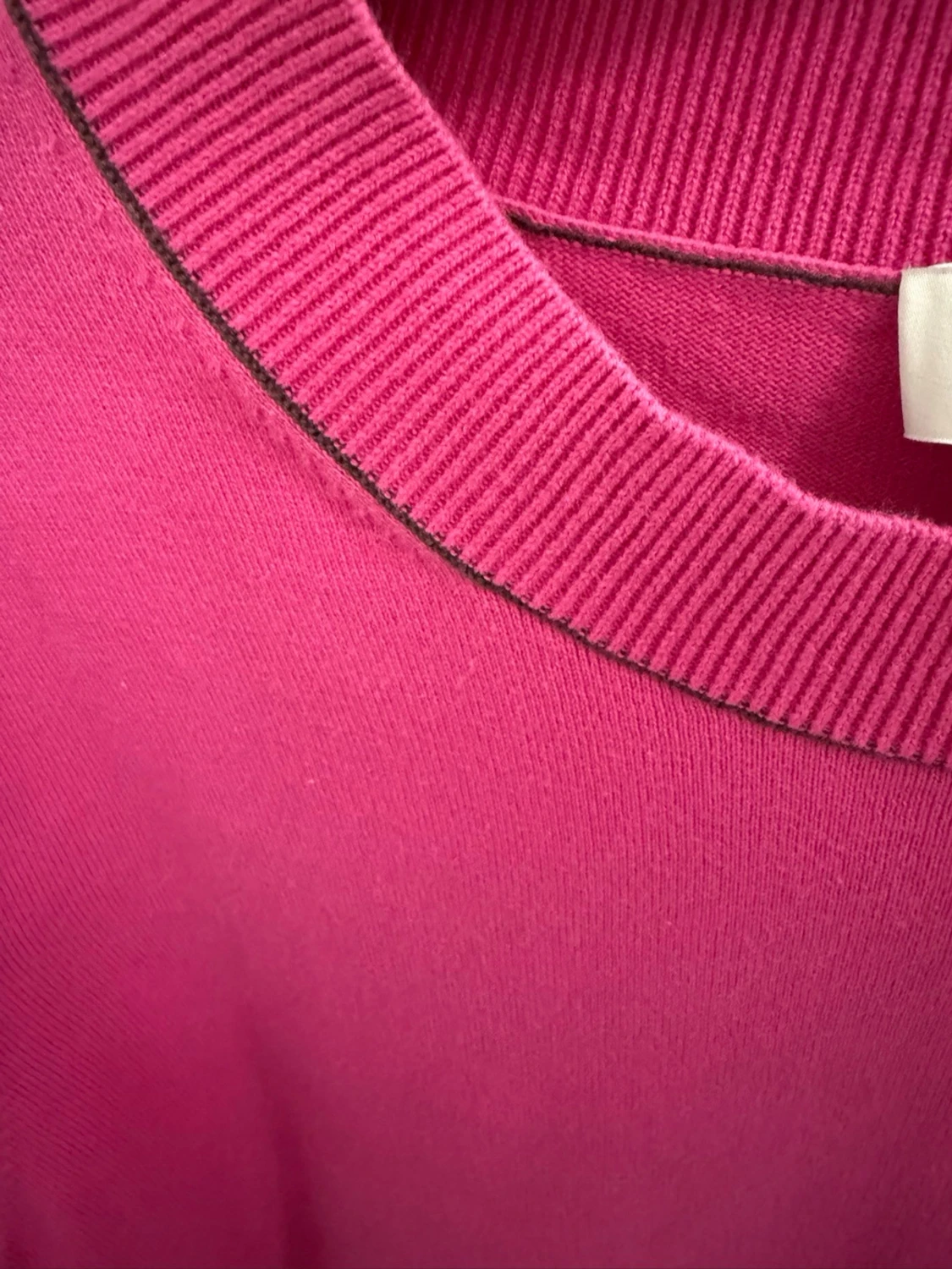 Rosa topp från COS med ribbad krage - 4