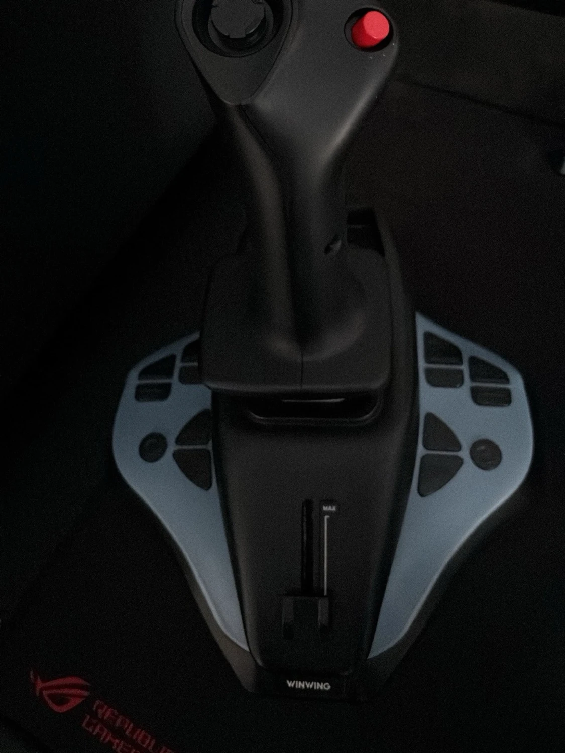 Winctrl sidestick och throttle och corsair keyboard