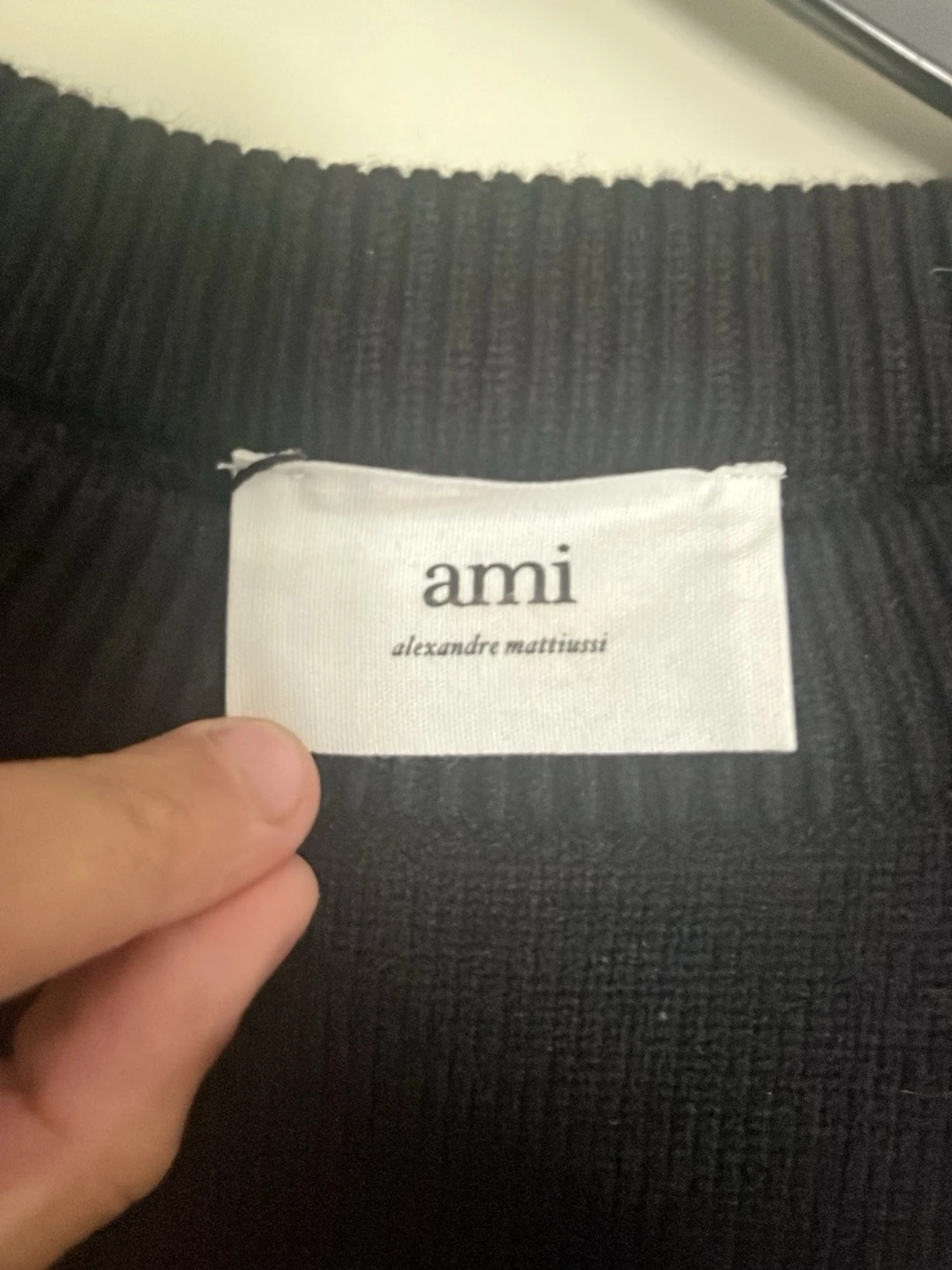 svart Ami sweatshirt 