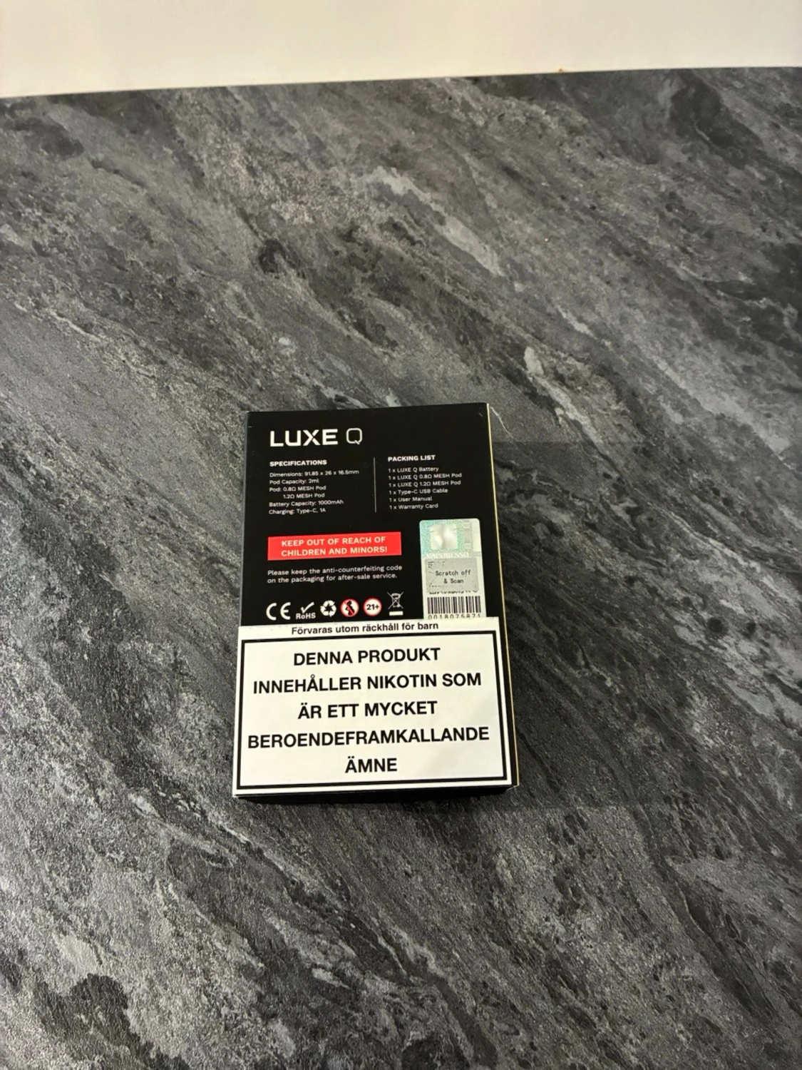 Vaporesso Luxe Q vape-kit svart - 2