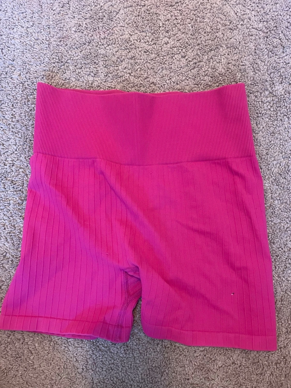 Rosa ribbade shorts från H&M - 2