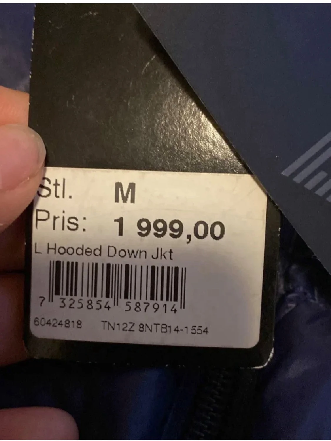 Blå dunjacka från EA7 Emporio Armani - 2