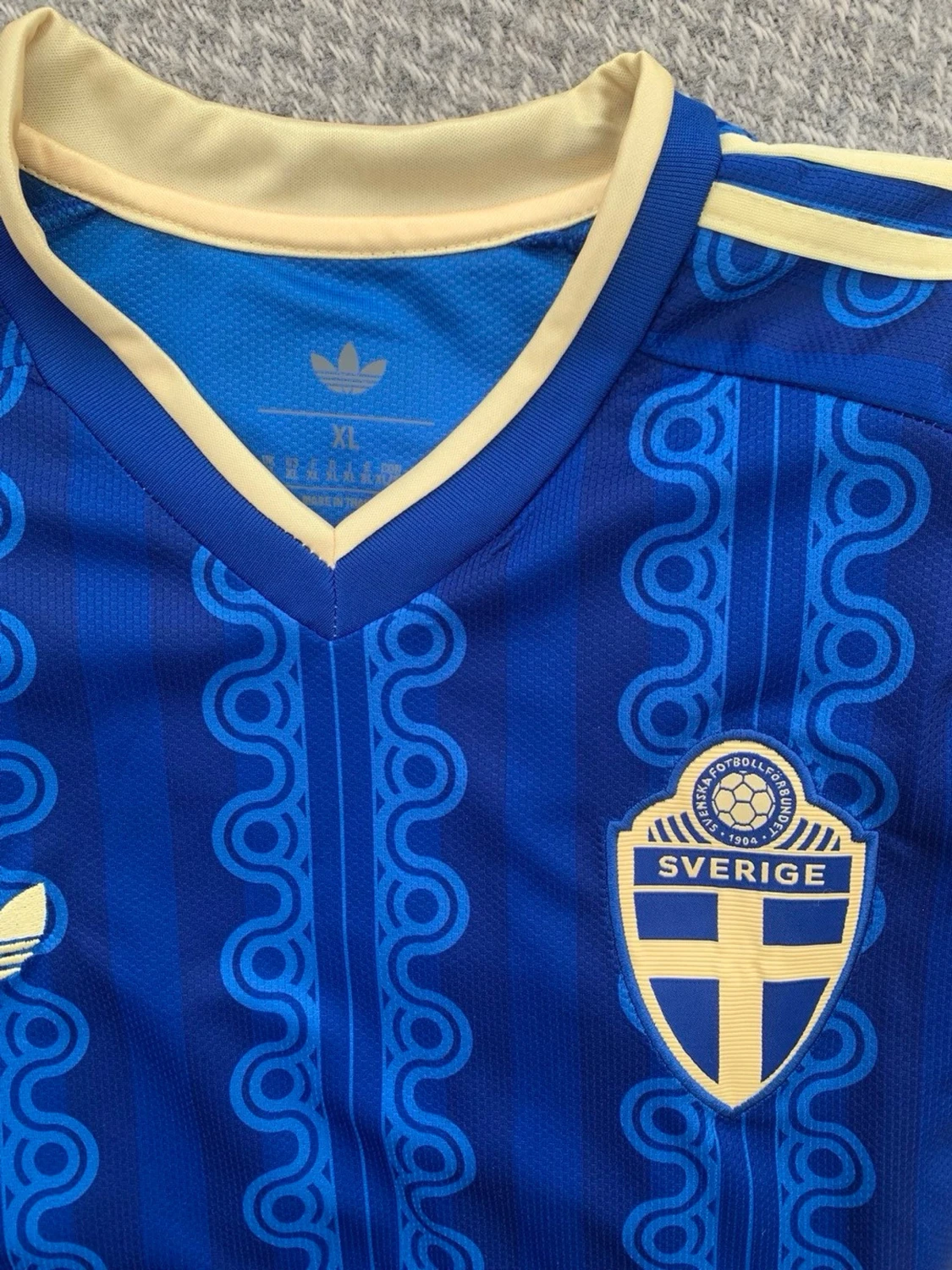 Blå Sverige fotbollströja Adidas - 1