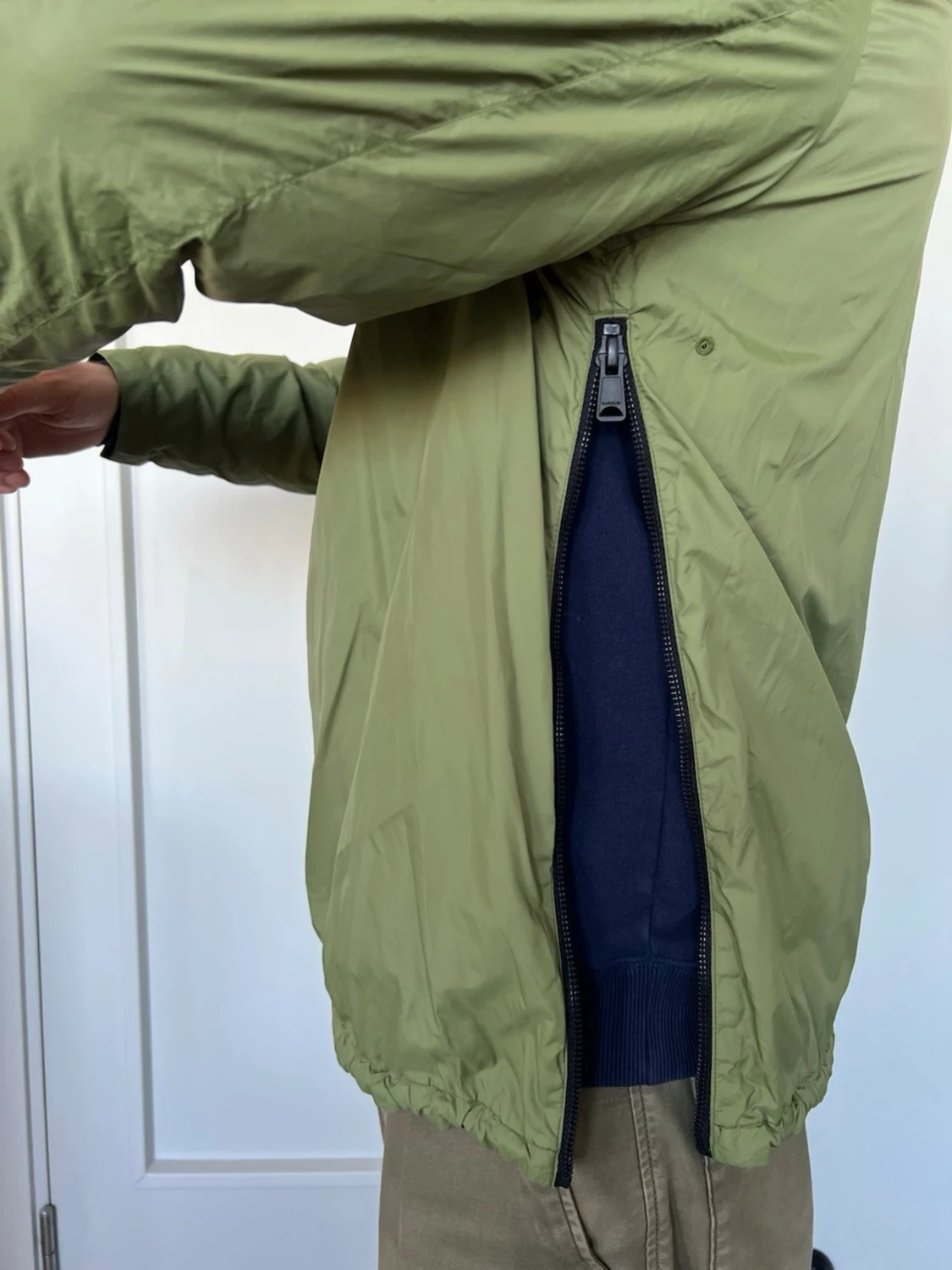 Napapijri Geographic Anorak Jacket – Olive Green  - 5