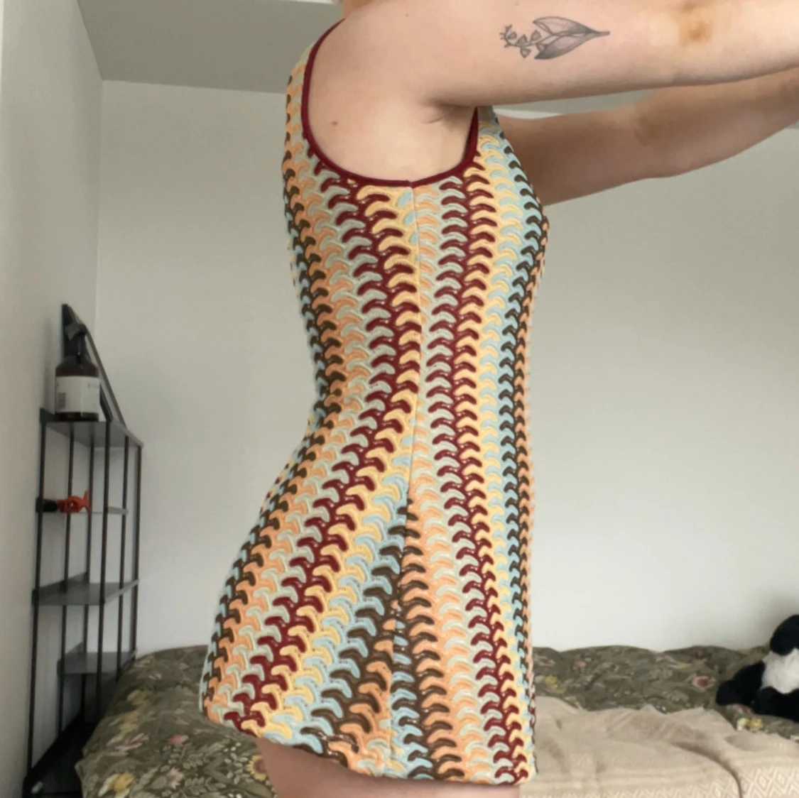 Virkad minidress - 2