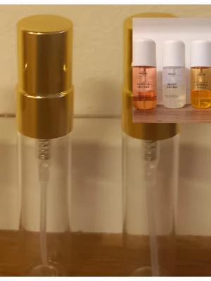 Phlur splitpaket  - 2 stycken 5 ml glasdekanter med spray ✨️Välj bland dessa dofter 🔅Mango mood 🔅Vanilla nectar 🔅Caramel skin 🔅Heavy cream 