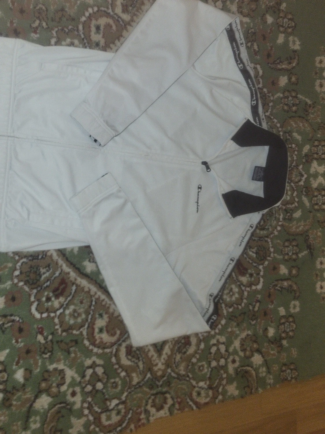 Vit vindjacka från Champion