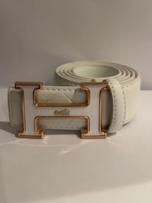 Herme’s bälte vit mönster - Helt nytt