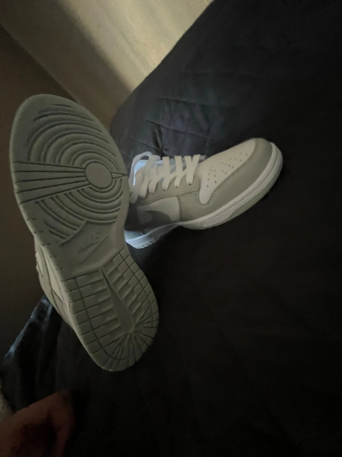 Nike Dunk Low vit/grå - 2