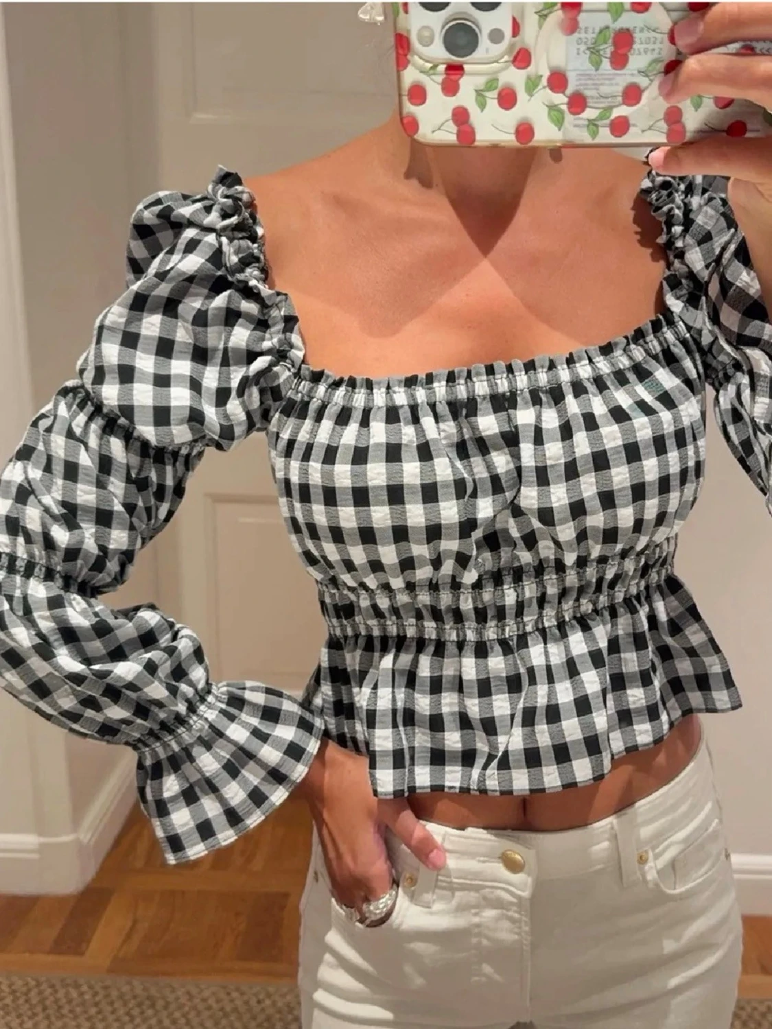 Rutig blus - 1