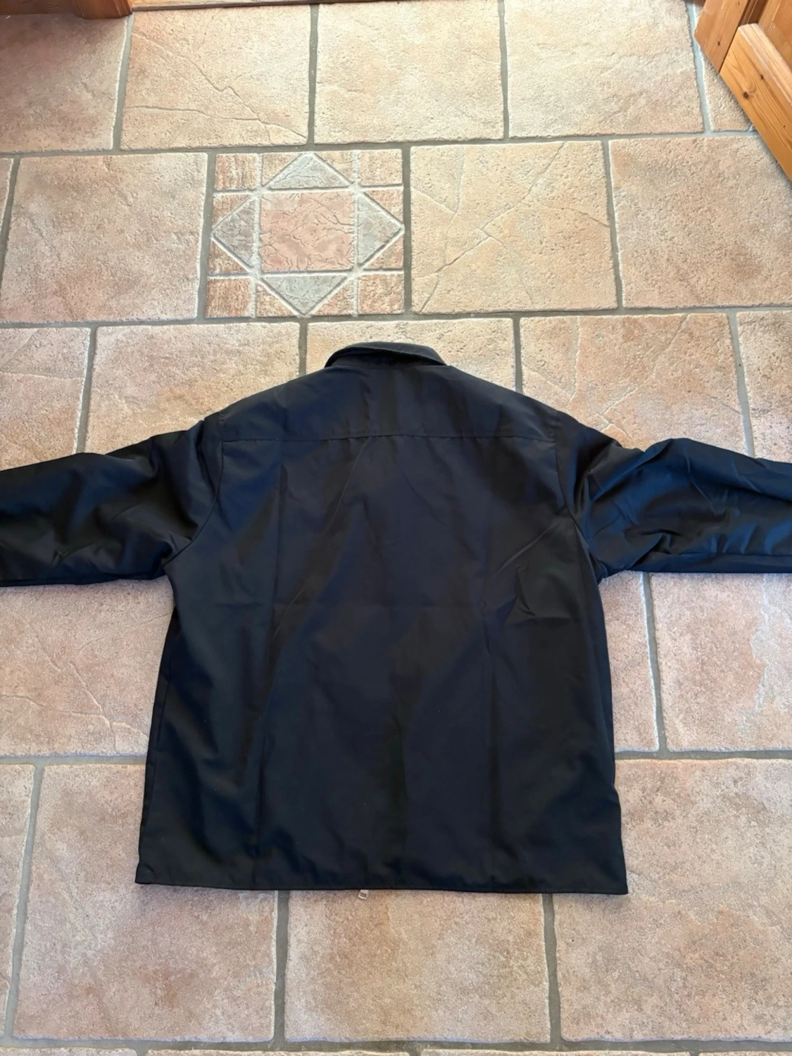 Svart Moncler overshirt med dragkedja - 1