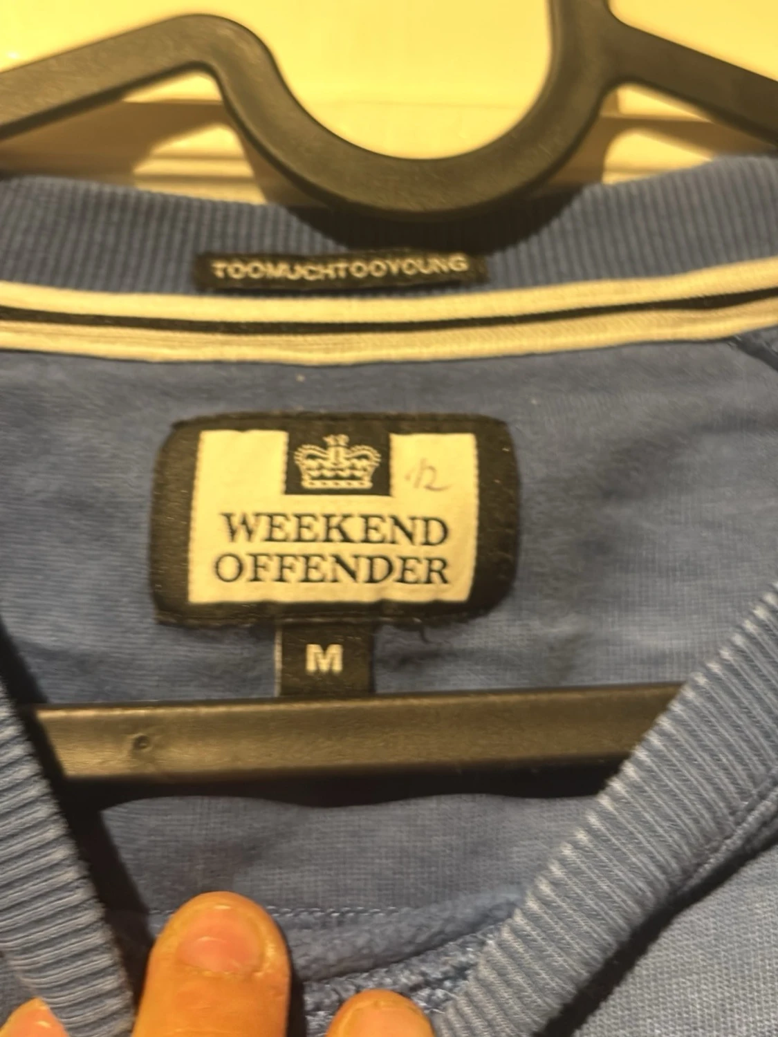 Blå Weekend Offender sweatshirt - 4