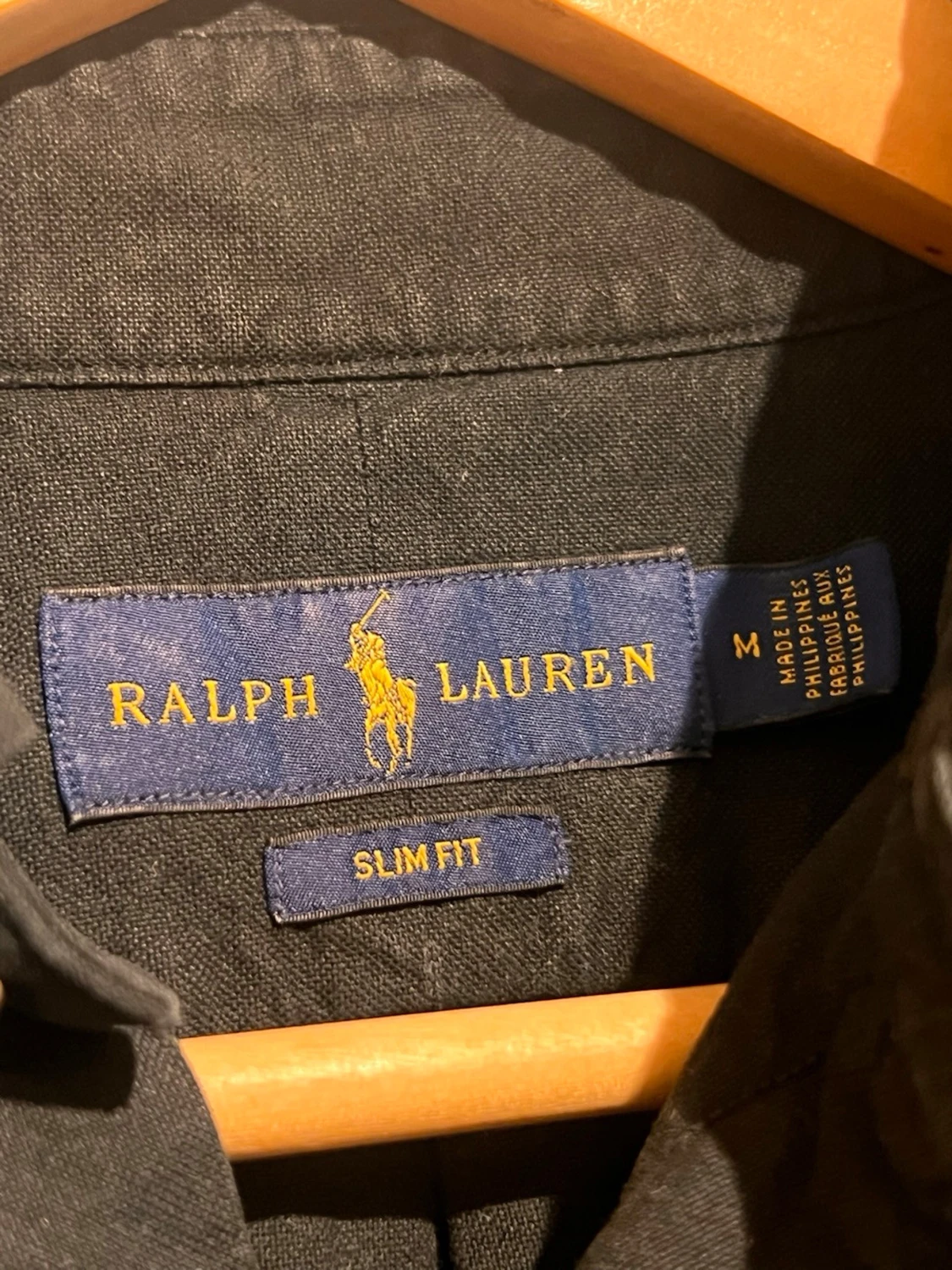 Svart Ralph Lauren skjorta – M Slim Fit - 2