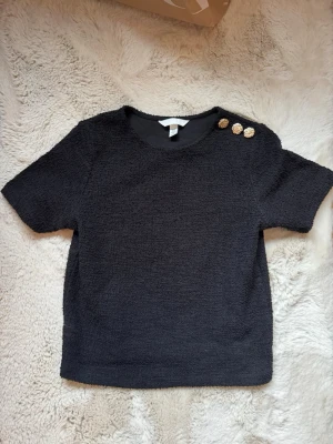 Svart topp - Superfin svart t-shirt topp!