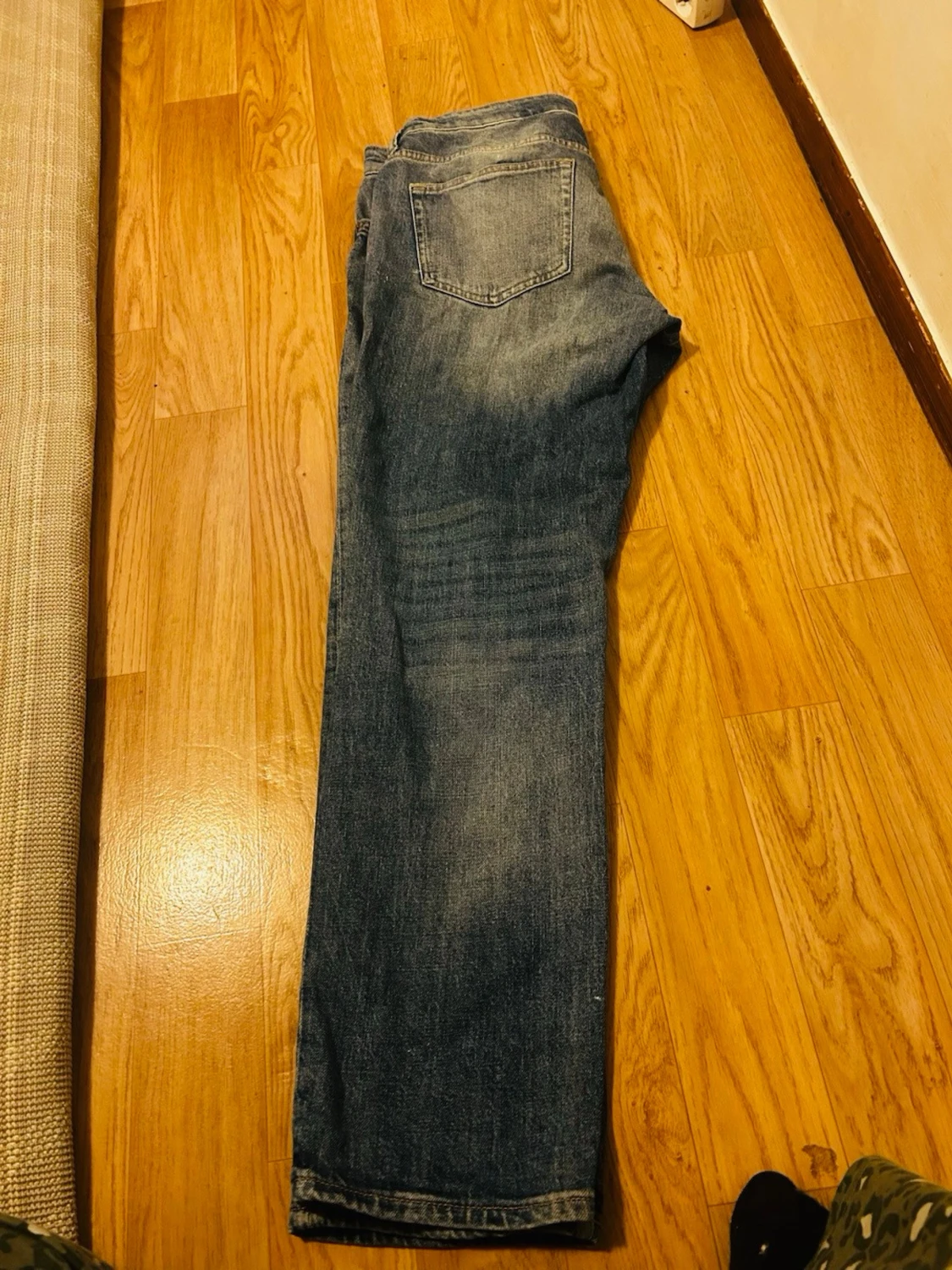Blå raka jeans från Weekday - 3