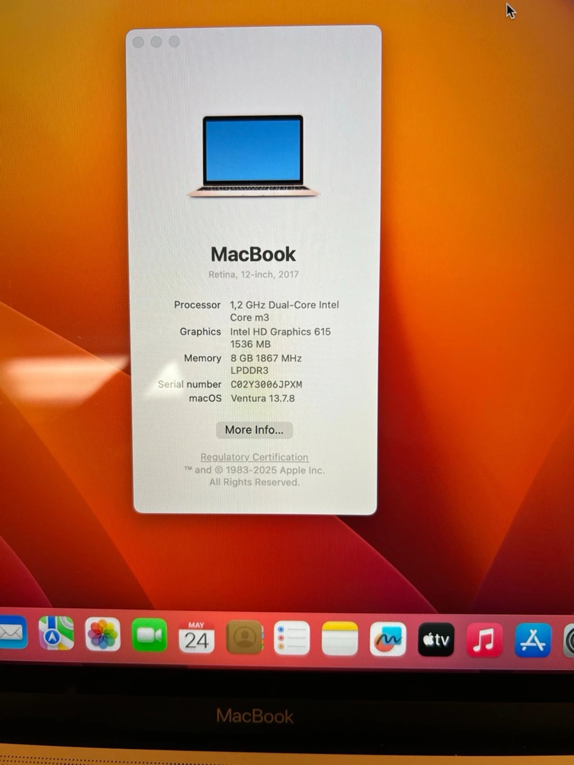 MacBook 12" Retina 2017 Guld - 1