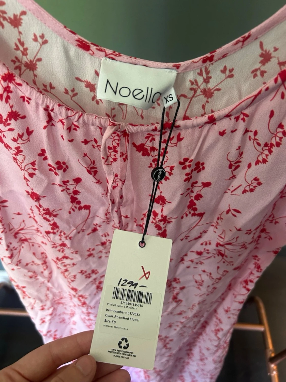 Rosa långklänning från Noella - 3