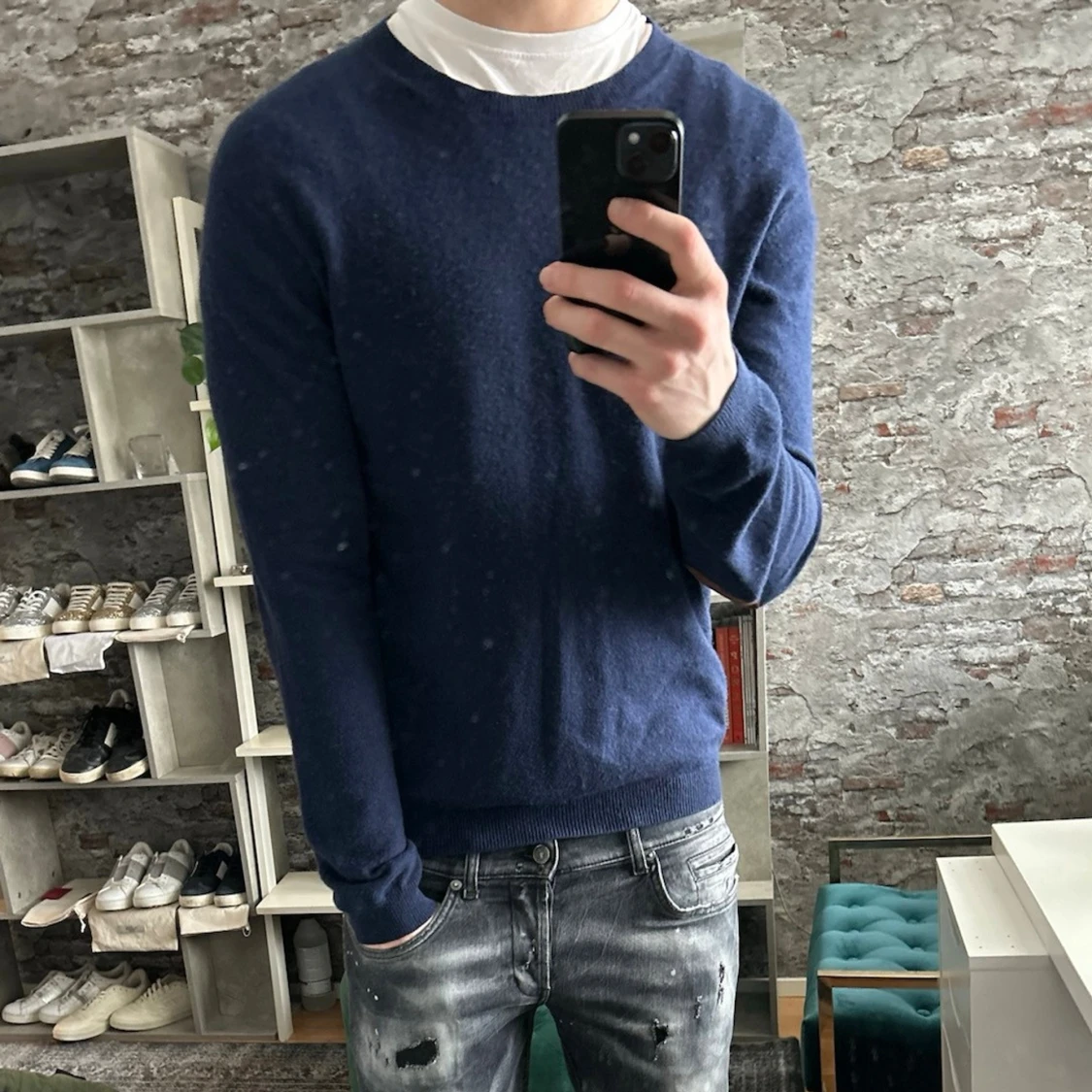 100% kashmir tröja - 2