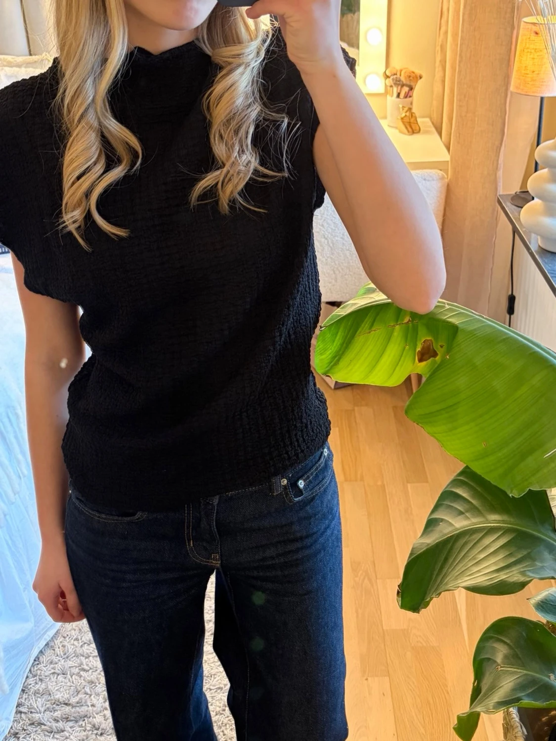 Svart topp från zara