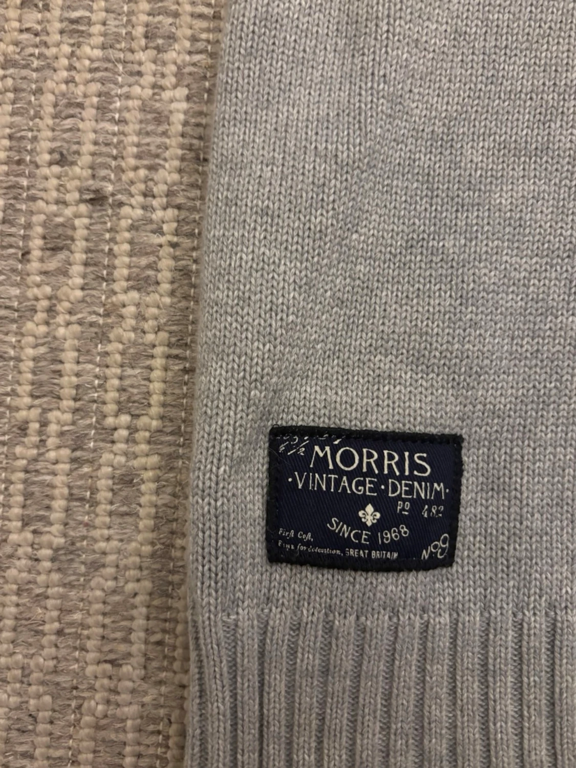 Grå stickad tröja från Morris - 4