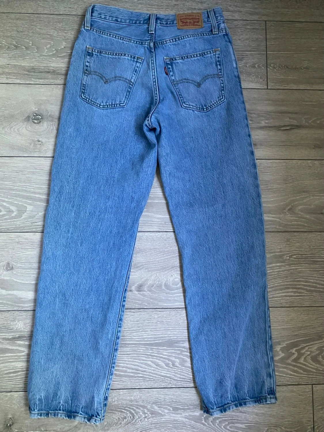 Levi's 94’ baggy ljusblå raka jeans