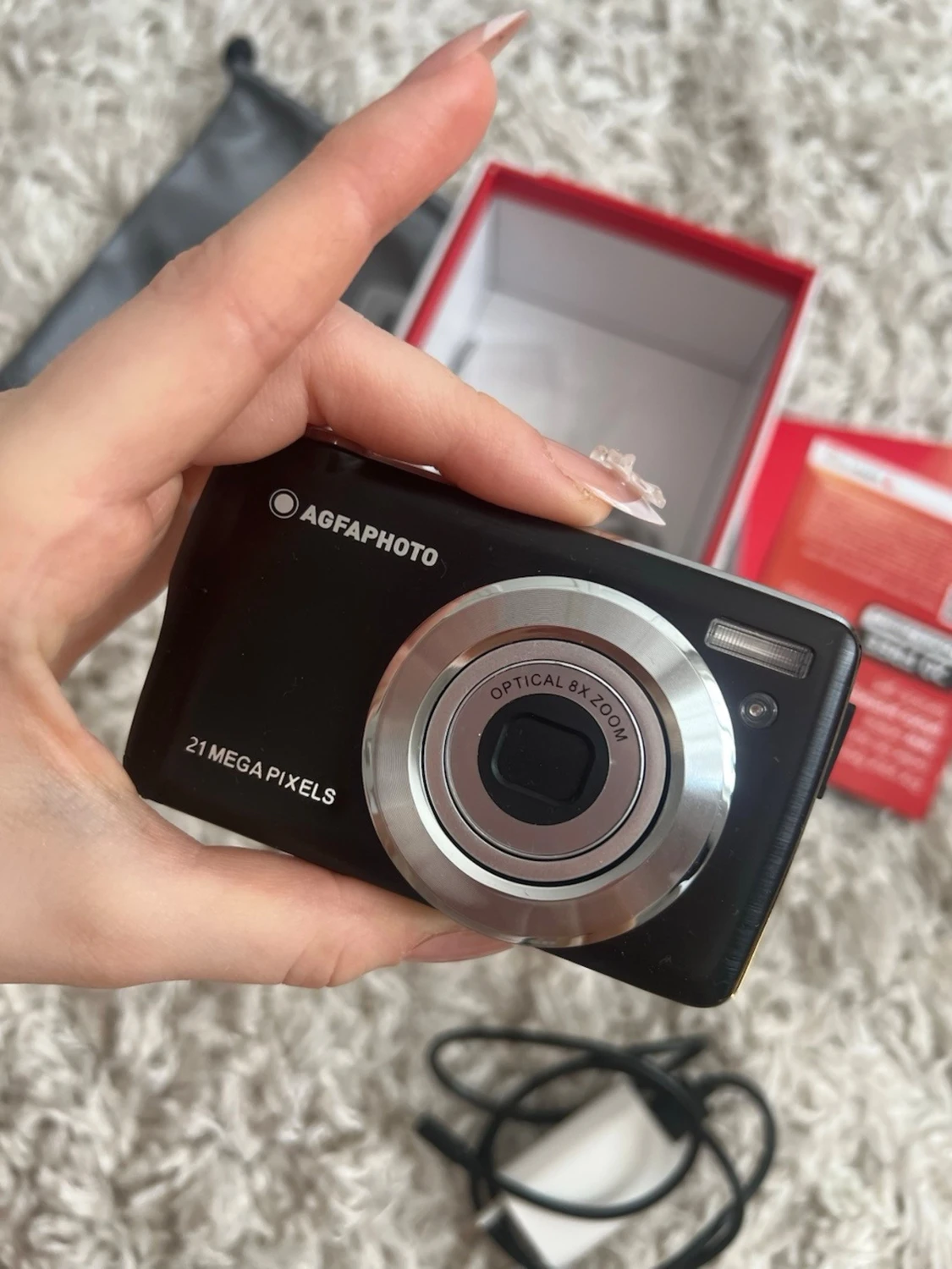 AgfaPhoto digitalkamera 21MP svart