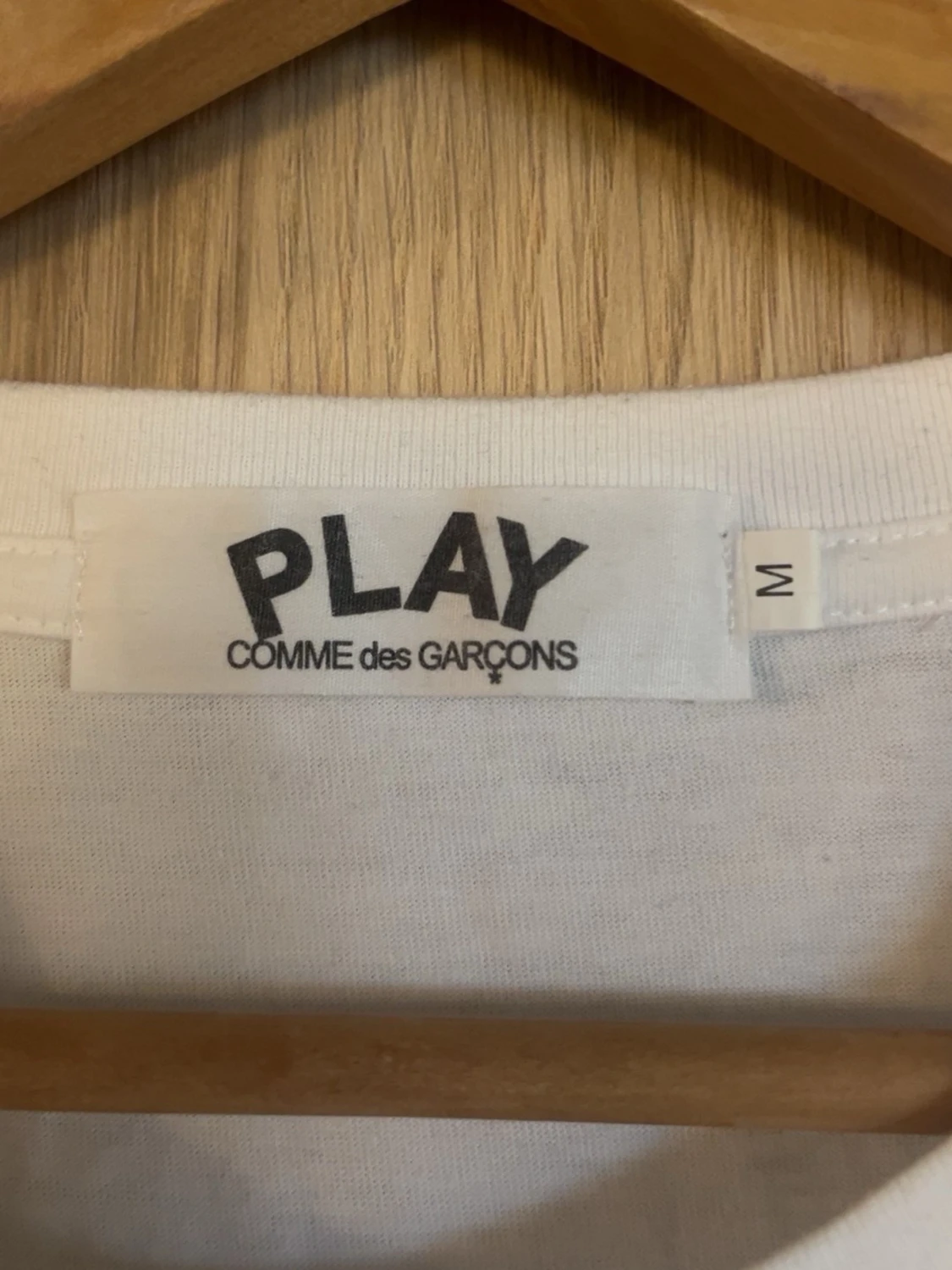 Vit t-shirt Comme des Garçons Play - 2