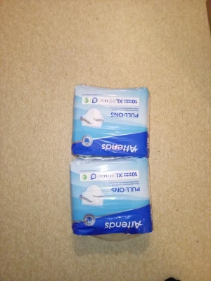 Attends XL 2paket 28st Vuxenblöjer engångsbyxa för inkontinens - Absorberande engångsbyxa för tung inkontinens, används som vanliga underkläder. Diskret design och bekväm passform, perfekt för dig som behöver extra skydd i vardagen. Medicinteknisk produkt.