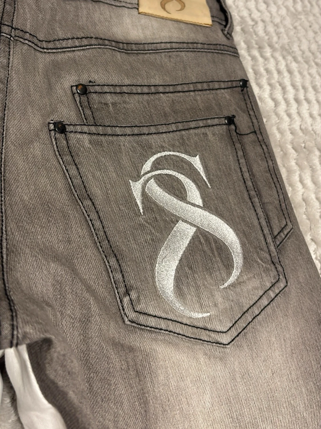 Sterlingz flared denim jeans - 5