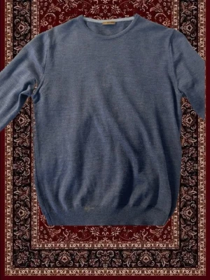 Blå Merinoulltröja Stenströms - Lyxig merinoullströja från stenströms. Knappt använd