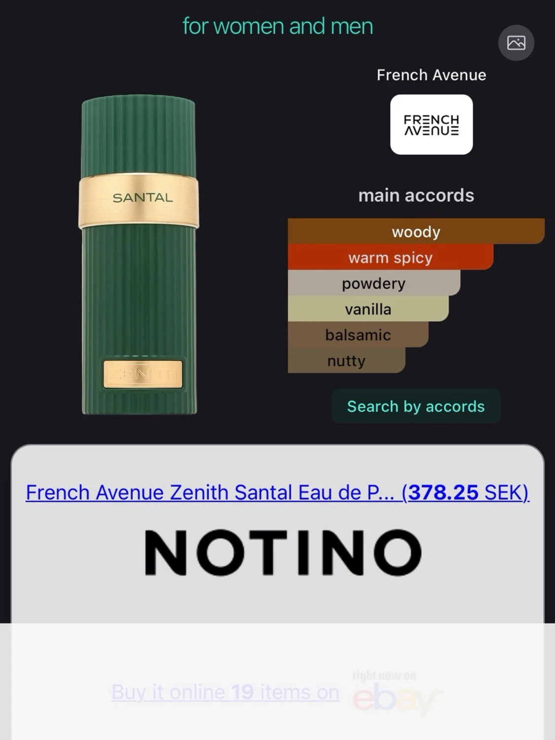 French Avenue Zenith Santal (inspirerad av Armani Stronger With You Sandalwood) - 3