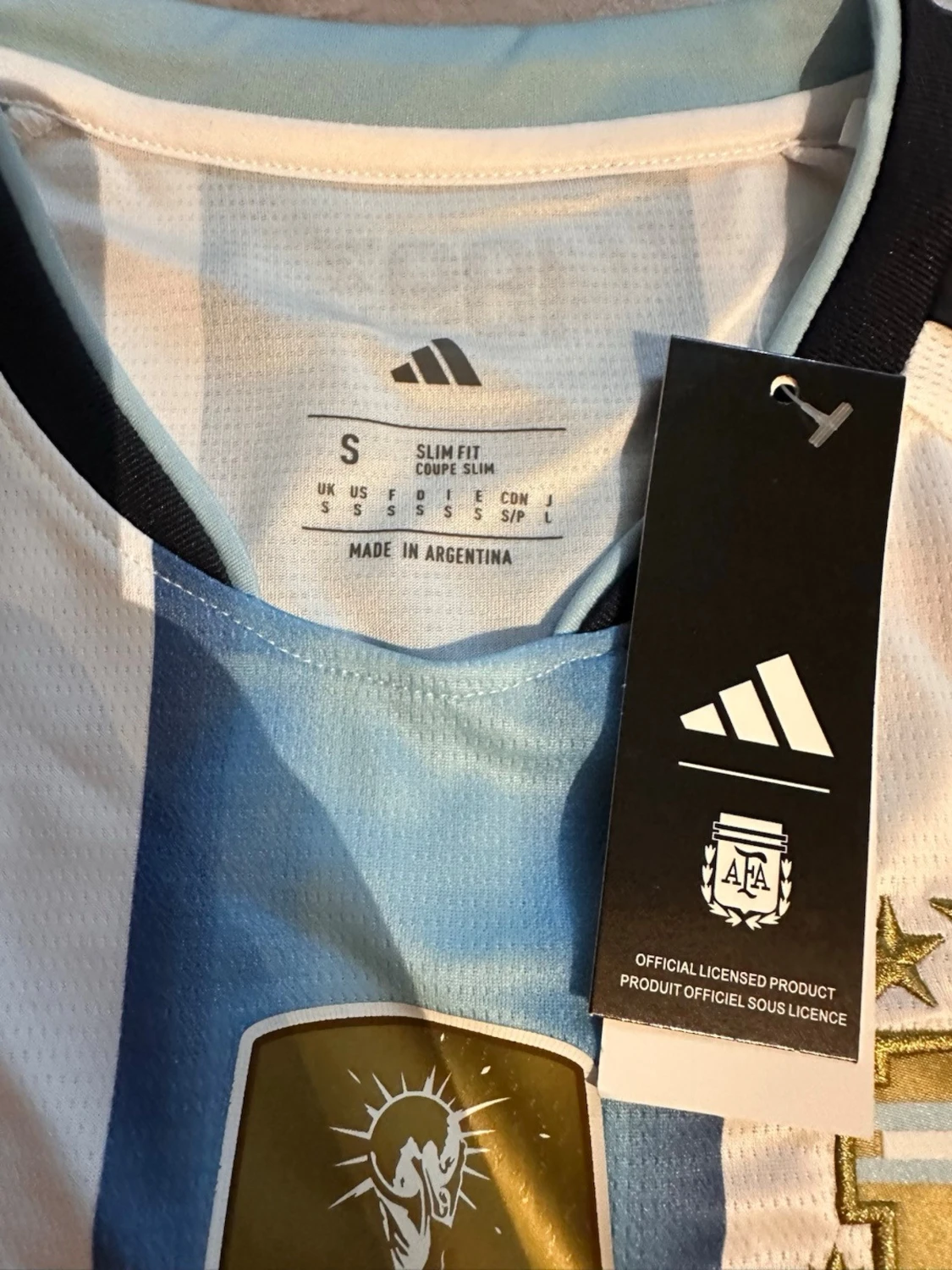 Argentina matchtröja Adidas blåvit - 2