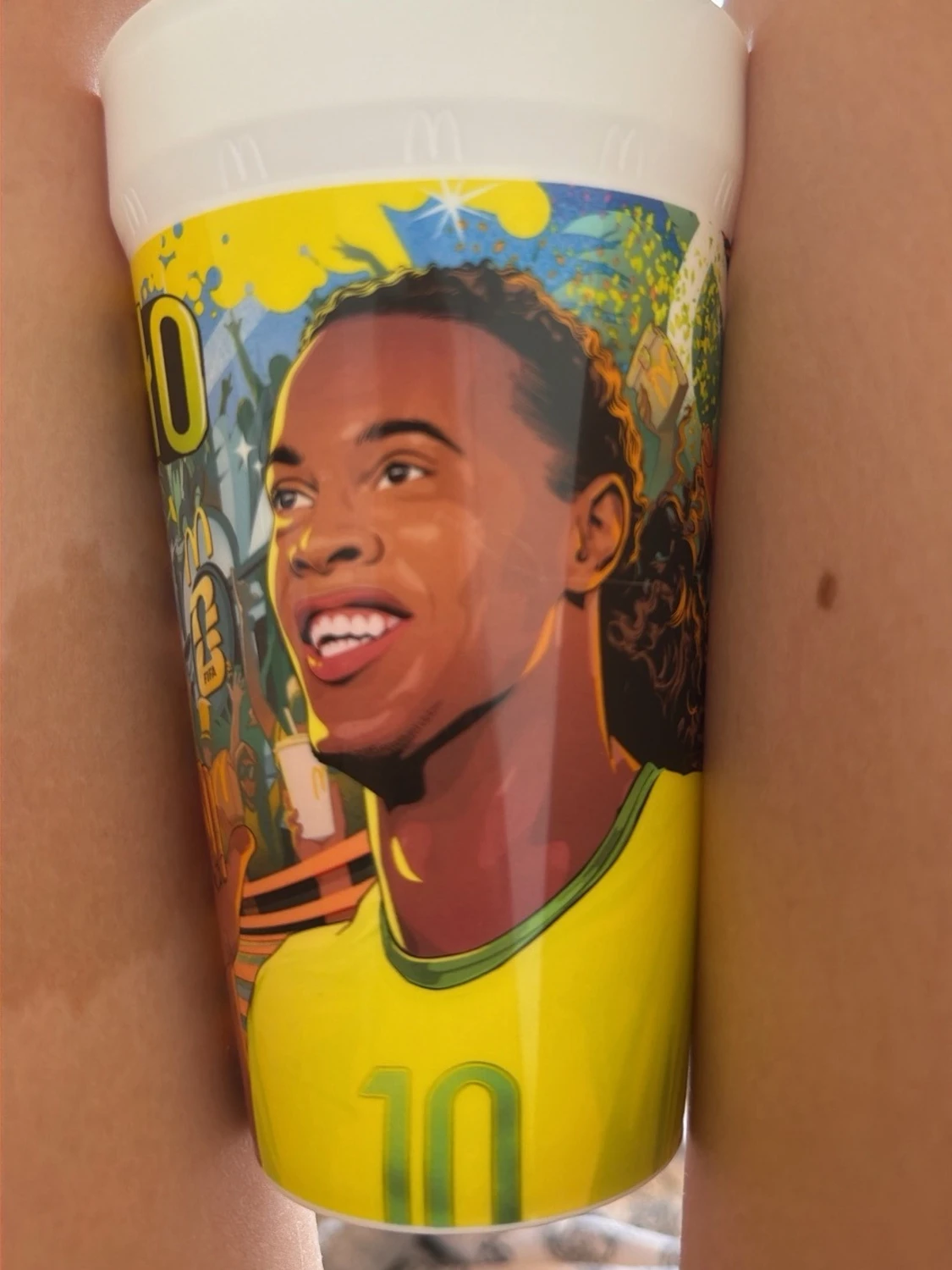 World cup plastmugg med Ronaldinho