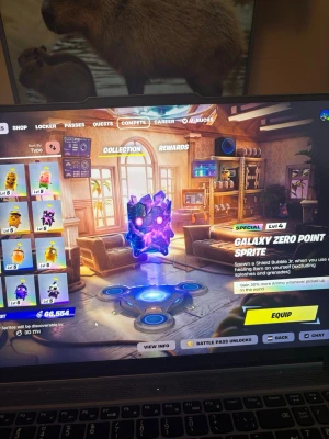 Fortnite Zero Point Sprite - Samling av Fortnite Sprite med olika färgglada och unika ansikten, vissa med kungakrona och olika nivåer. Perfekt för dig som vill utöka din samling i spelet och visa upp coola uttryck i matcherna.