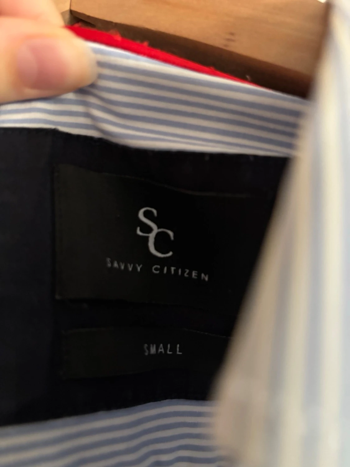 Blåvit randig skjorta Savvy Citizen - 1