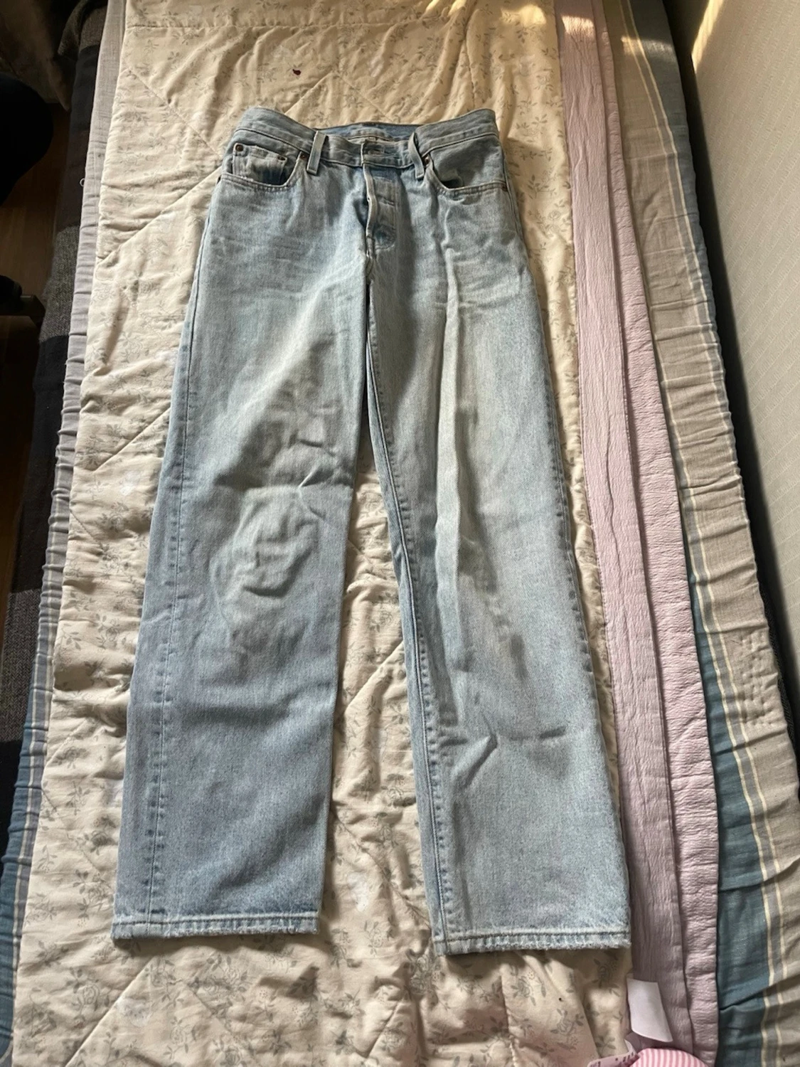 LEVIS Ljusblå raka jeans - 1