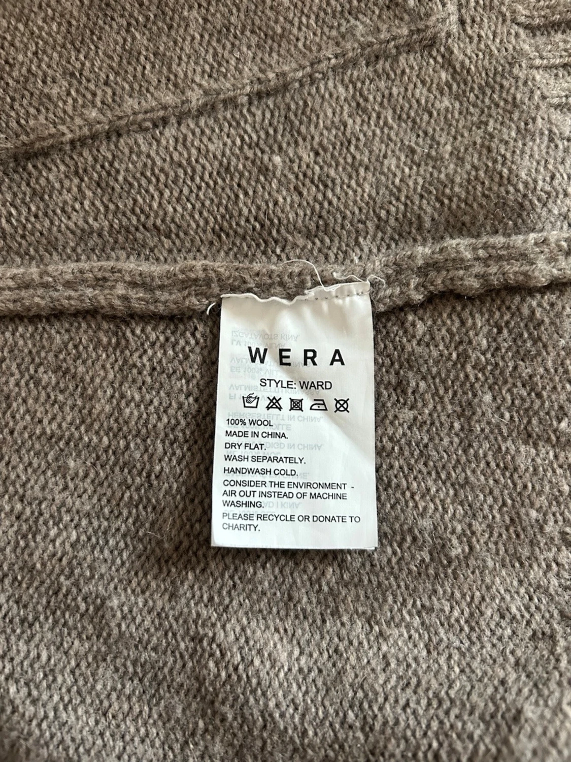 Brun kofta från WERA med fickor - 3