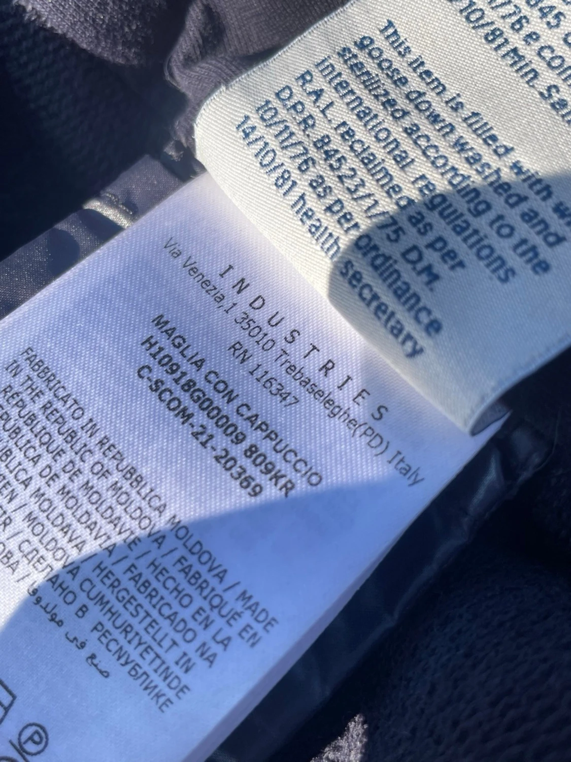 Moncler jacka med quiltad front - 4