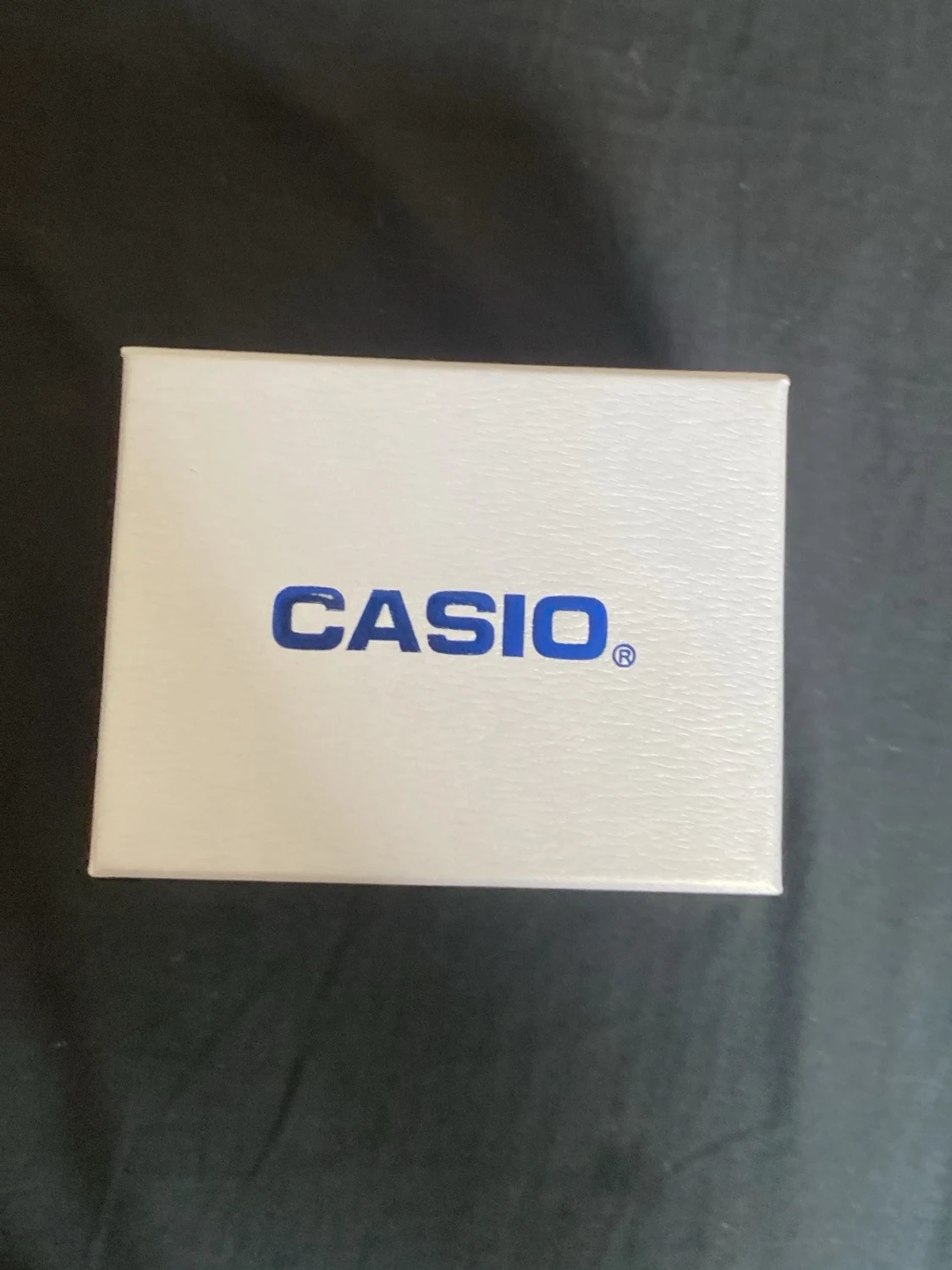 Casio klocka med blå urtavla